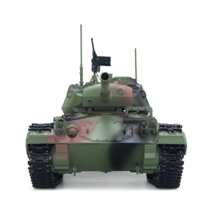 M24 Chaffee - Version PRO Camo chenilles metal noire en 1:16
