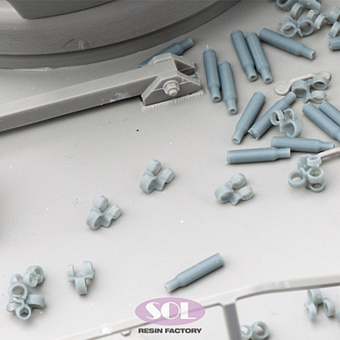 SOL - 1/16 Browning Cal. 50 verbrauchte Patronenhülsen, ca. 50 Stück in 3D-Druck