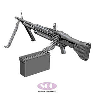 SOL - 1/16 U.S. Maschinengewehr M60 aus Resin