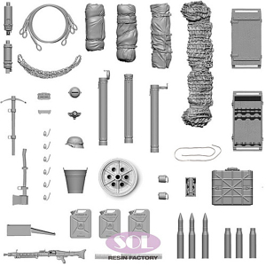SOL - 1/16 Dt. Sd.Kfz. 251/22 Upgrade-Teilesatz