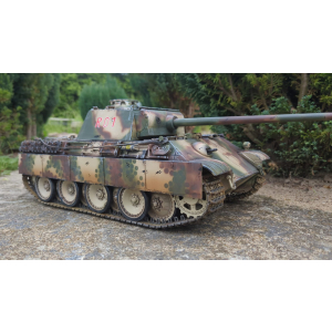 Panther G "R01 Hermann Göring" V3 edition métal + chassis métal + tourelle métal + system de recul Taigen (system à servos) + roues métal etc.