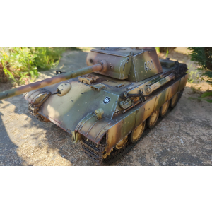 Panther G "401 Ernst Barkmann"  metal edition 1:16 with gun recoil + Xenon flash, IR battle unit and V3 board