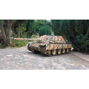 Jagdpanther " Hermann Brix"  édition métal en 1:16 avec unité de recul de canon (via Servo), flash xenon, system IR et platine V3