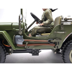 US Willys MB Jeep 1/16 RTR - Vollmetallmodell mit 2.4 GHz Fernsteuerung, Figur und Zubehör