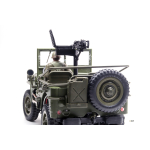 US Willys MB Jeep 1/16 RTR - Vollmetallmodell mit 2.4 GHz Fernsteuerung, Figur und Zubehör