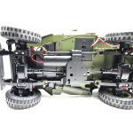 US Willys MB Jeep 1/16 RTR - Vollmetallmodell mit 2.4 GHz Fernsteuerung, Figur und Zubehör