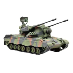 Gepard anti-aircraft gun tank in the RTR metal Edition 1/16