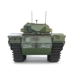 CHURCHILL MK.VII  PRO - 1:16 with recoil unit / flash and IR system, black metal tracks without electronic