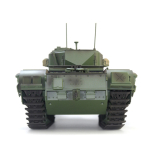 CHURCHILL MK.VII  PRO - 1:16 with recoil unit / flash and IR system, black metal tracks without electronic