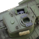 CHURCHILL MK.VII  PRO - 1:16 with recoil unit / flash and IR system, black metal tracks without electronic