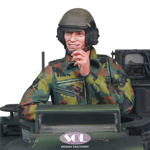 SOL - 1/16 Dt. Bundeswehr tank commander for Leopard 2A7, kit