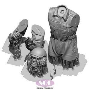 SOL - 1/16 Dt. Bundeswehr tank commander for Leopard 2A7, kit