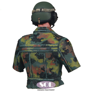 SOL - 1/16 Dt. Bundeswehr Figurine conducteur de char pour Leopard 2A7, kit