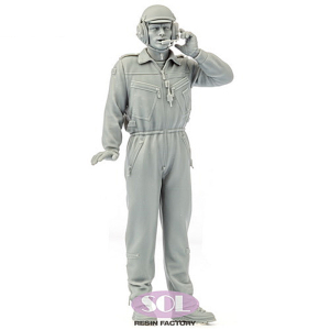 SOL - 1/16 Dt. Bundeswehr Figurine commandant II de char  pour Leopard 2A7, kit