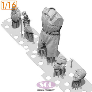 SOL - 1/16 Dt. Bundeswehr tank commander for Leopard 2A6, kit