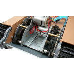 Taigen Königstiger, unlackiert in der Metall-Edition 1:16 mit IR/Rohrrückzug / Kanonenrauch, Xenonblitz und Platine V3