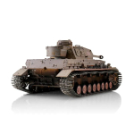 Metall Edition: 2.4 GHz V3 PANZER IV F2/G AIRBRUSH + Rohrrückzug/IR + Metallwanne + HQ Metallketten/Räder + 360°-Turm + Holzkiste