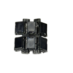 Haya Gepard / Leopard - Metal tracks links in 1:16 scale – black with pads