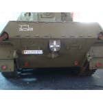 Gepard / Leopard - License Plate Holder and 2 Cats Eyes in 1:16 Scale