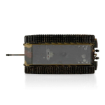 Dommage mineur: Panther G edition métal V3 system de fumé de canon + chassis métal + tourelle métal + system de tir BB + caisse de transport en bois