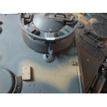 Dommage mineur: Panther G edition métal V3 system de fumé de canon + chassis métal + tourelle métal + system de tir BB + caisse de transport en bois