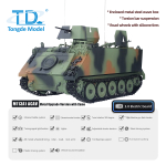Degat minimal: M113 A1 ACAV PRO CAMO en 1/16 RTR