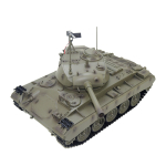 M24 Chaffee  Basic  in 1:16 ohne Elektronik (Platine/FB)
