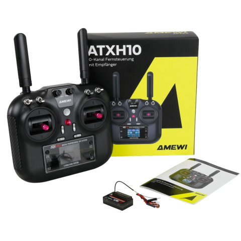 10 Kanal 2,4 GHz Fernsteuerung mit 10 Kanal empfänger