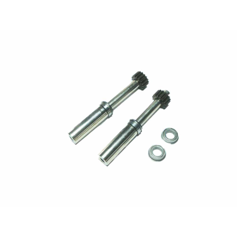 7:1 Antriebswellen aus CNC gefrästem Stahl, kugelgelagert mit 57 mm Achsen, passend für KV-1 / KV-2