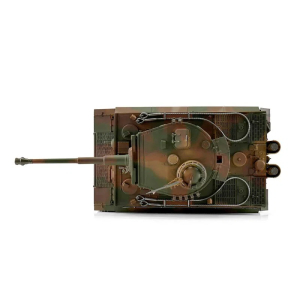 Taigen Tigre I, Airbrush édition métal en 1:16 avec unité de fumé pour le canon, system BB,  platine V3, caisse en bois