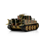 Taigen Tiger I, Airbrush Metall-Edition in 1:16 mit KwK Rauchsystem, BB,  V3-Platine und Holztransportkiste