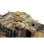 Taigen Tiger I, Airbrush Metall-Edition in 1:16 mit KwK Rauchsystem, BB,  V3-Platine und Holztransportkiste