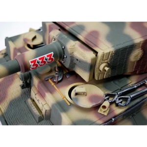 Taigen Tiger I, Airbrush Metall-Edition in 1:16 mit KwK Rauchsystem, Servo Rohrrückzug und Xenon, IR-System, V3-Platine