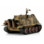 Taigen Sturmtiger, Version Tarn in der Metall-Edition 1:16 mit BB-Einheit , KWK Rauchmodul und Transportbox aus Holz