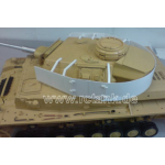 Panzer IV, Turmschürzen und Halter aus Polystyrol