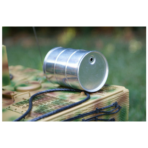 Petrol/oil barrel 200 l, made of metal 1/16