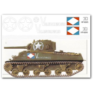 Sherman M4A3 - 2. Reg. de Cuirassiers 2. Escadron FFF