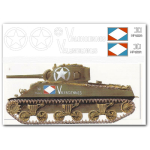 Sherman M4A3 - 2. Reg. de Cuirassiers 2. Escadron FFF