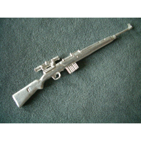 Metal sniper rifle in 1/16, unpainted 