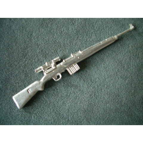 Metal sniper rifle in 1/16, unpainted